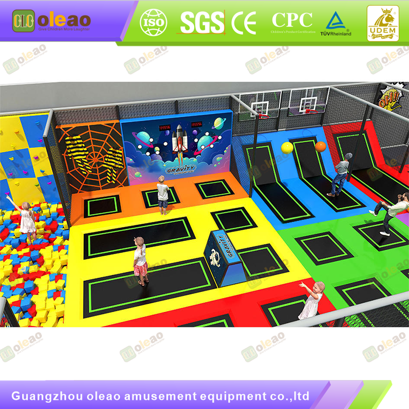 Trampoline Park – calorie-Burning Playground – Kids Adventure Park with Adventure Courses