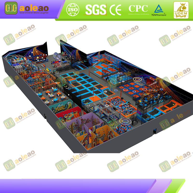 Trampoline Park –Kids Adventure Park with Skill-Testing Games