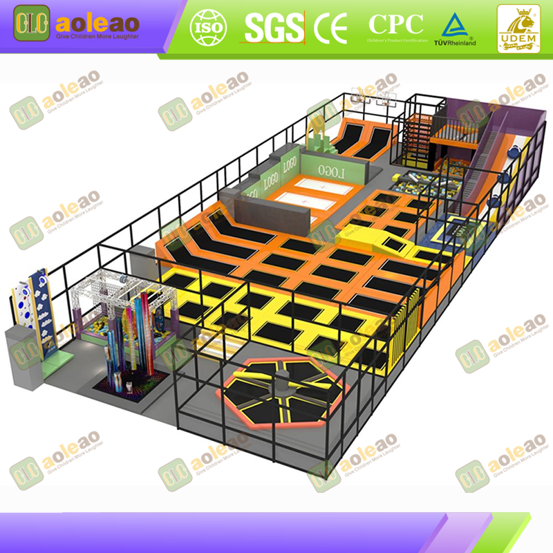  Trampoline Park – Agility-Enhancing Spot – Kids Adventure Park with Obstacle Courses