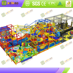 Frame-Type Indoor Playground Castle - Sturdy Steel Frame & Multi-Module Combination - Mall Atriums/Kids' Parks - High Load Capacity & Durable