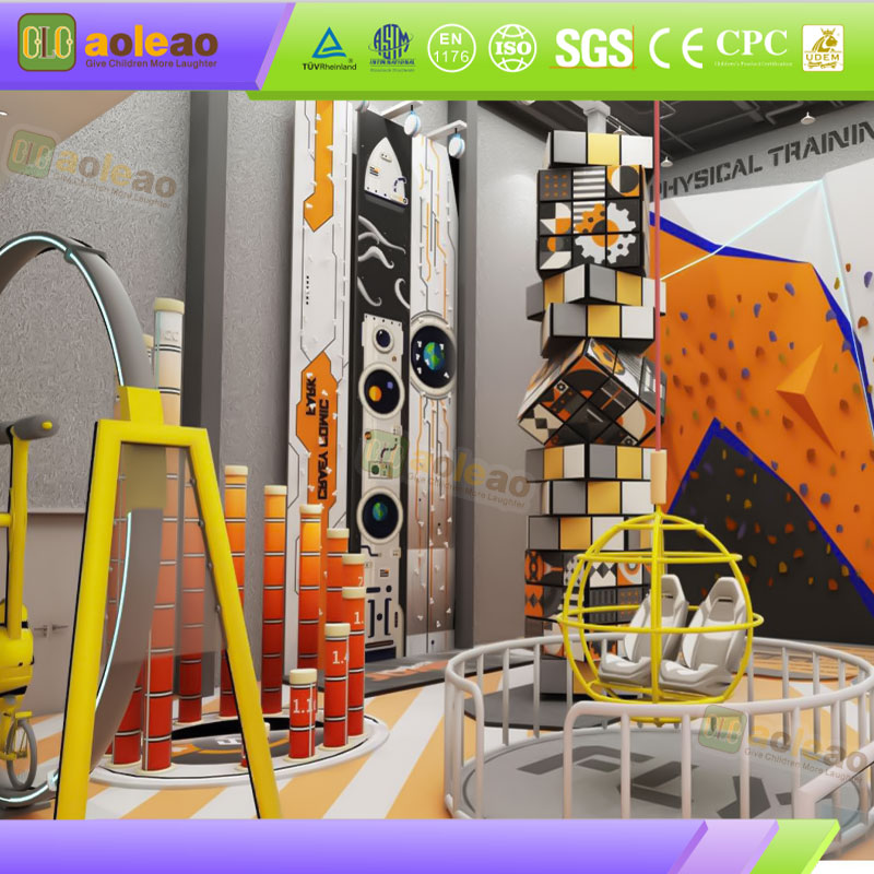 Indoor Reinforced Naughty Castle Galvanized Steel Pipe Frame Commercial Playground Stable No Deformation