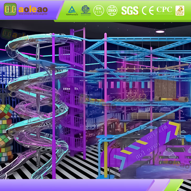 Battle Zone Trampoline Multiplayer Competition Indoor Trendy Venues Stress Relief Social