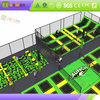 Adjustable Dunk Trampoline Height Adjustable Indoor Sports Park Fit All Ages