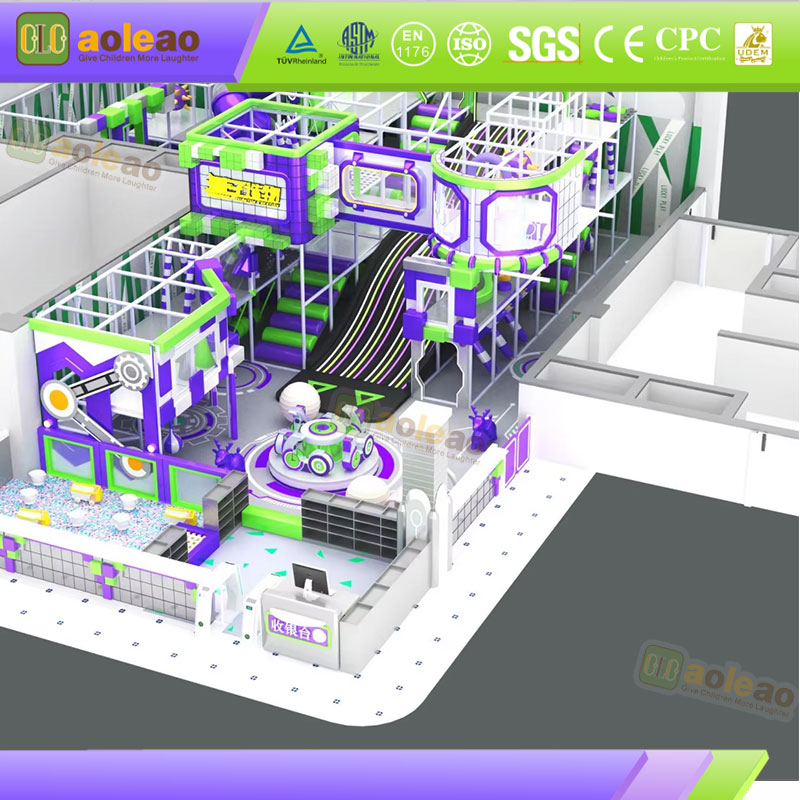 Indoor Large Play Castle Integrated Crawling Sliding Jumping Cultural Tourism Complex One-Stop Customization
