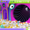 Indoor Slide Naughty Castle Spiral S-Slide Design Kids Play Area Smooth No Stuck Clothes