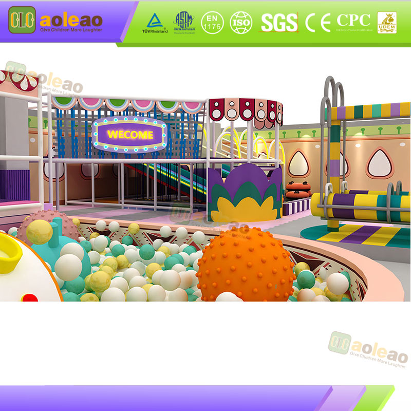 Indend&oslash;rs legepladsudstyr Soft Play Toddler Klatring Kids Adventure Park (klatrev&aelig;g og rutsjebane) 