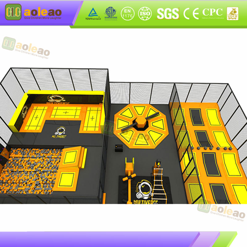 Foam Pit Trampoline Buffer Safe Protection Extreme Challenge Zone Safe Play Less Injury