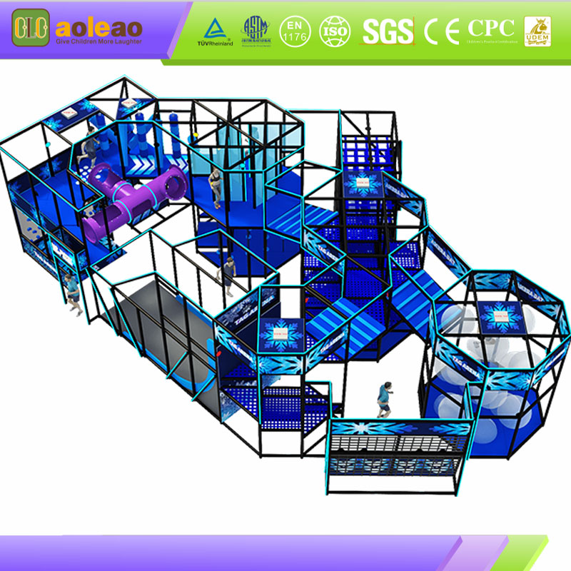 Indoor Ninja Obstacle Track - Soft Package Protection-Children Fitness Center-Anti-Collision Safe | Aoleao