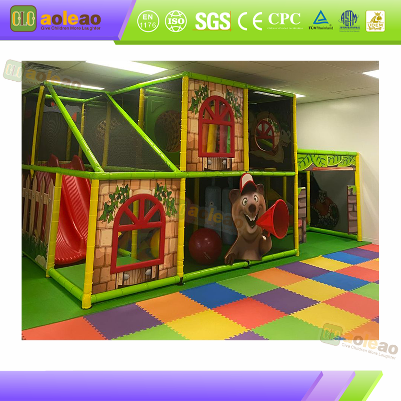 Small Playground Slide Adventure Maze, Indoor Entertainment, Anti-Collision