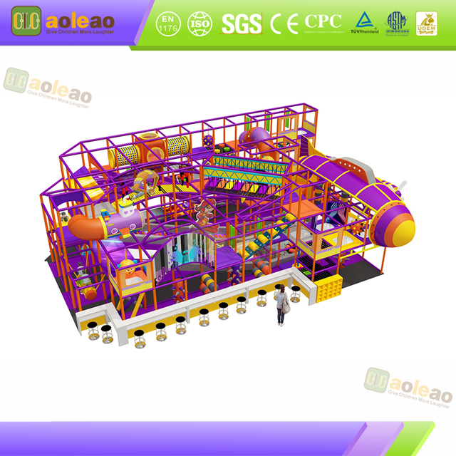 large indoor amusement park with activity zones