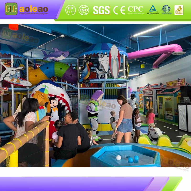 Small Indoor Playground Maze Slide, Small Indoor Park, Low Investment Fast Return