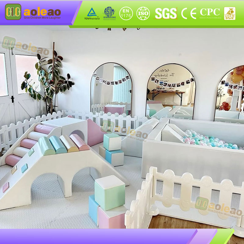 Soft Play Pen - Foldable Soft + Stable Base - Baby Play Zone - Portable Storage Safety | Aoleao