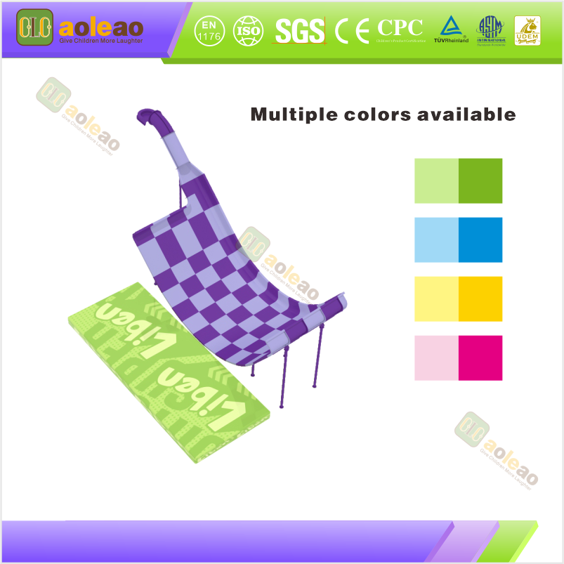 Indoor Playground Devil Slide, Trampoline Park, Exciting & Popular