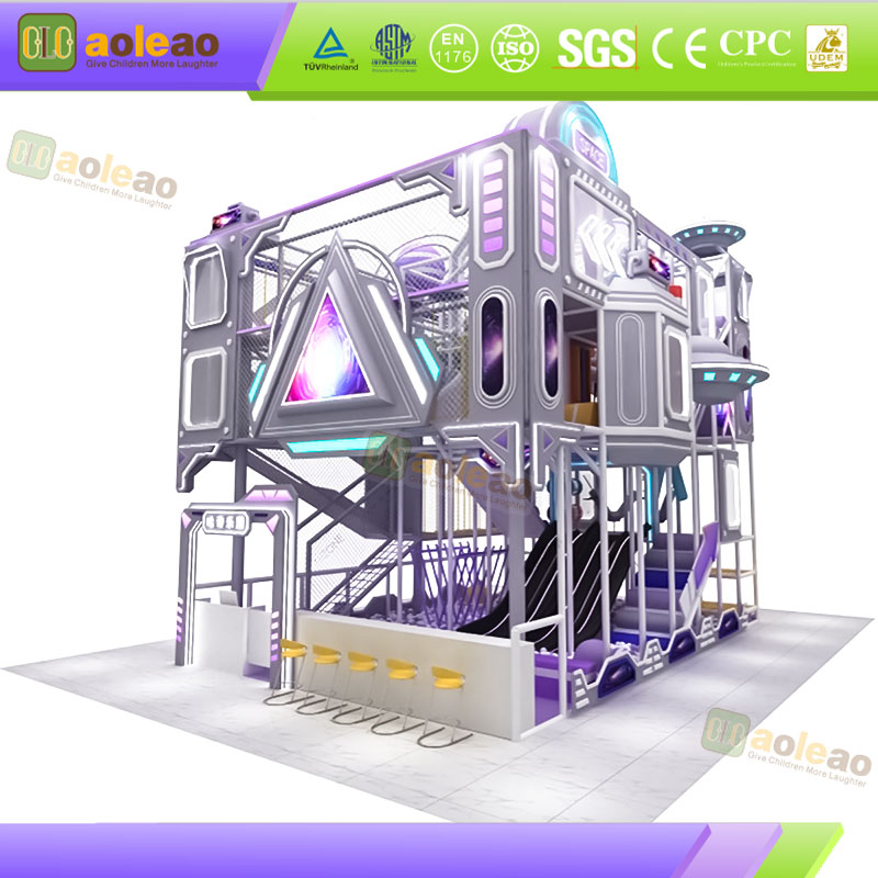 Space Themed Naughty Castle Sci-Fi Light For Indoor Playground Immersive Experience