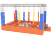 Large Trampoline Ninja Course Park