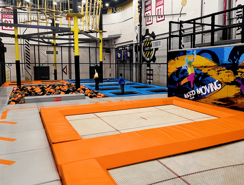 Multi Area Trampoline, Ocean Ball Slide, Amusement Park Equipment