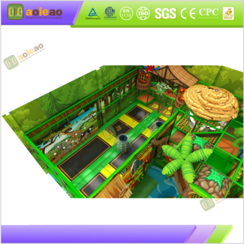 Indoor Jungle Naughty Castle Tree House Vine Design Nature Experience Center Immersive Play