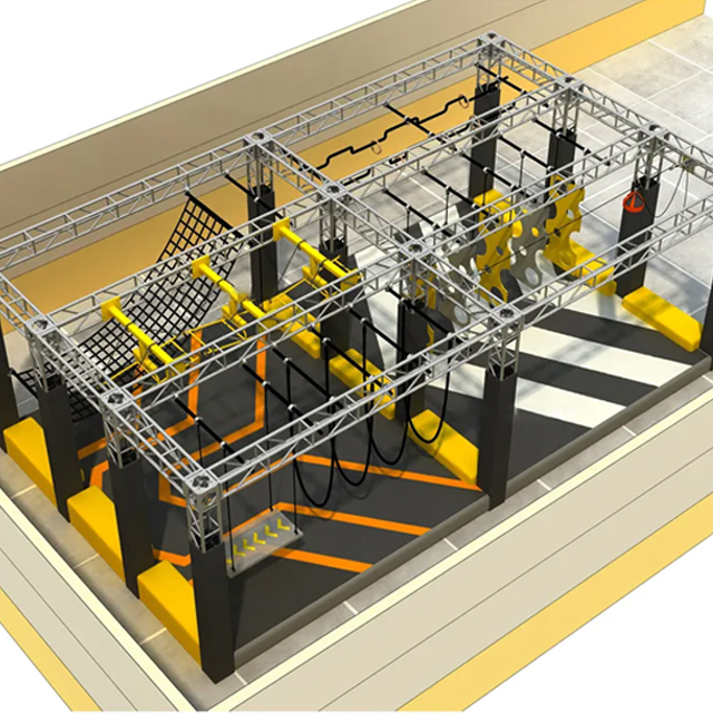High-end atmospheric indoor ninja training ground