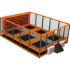 High-end atmospheric indoor trampoline