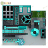  Kids Indoor Trampoline Park with Slide, Ball Pit, and Climbing Wall