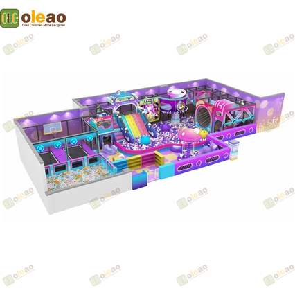 Indoor Playground Equipment Soft Play Toddler Climbing Kids Adventure Park (Foam Gym Mat)