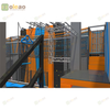 Commercial Adventure Trampoline Park with Dodgeball and Climbing Zone