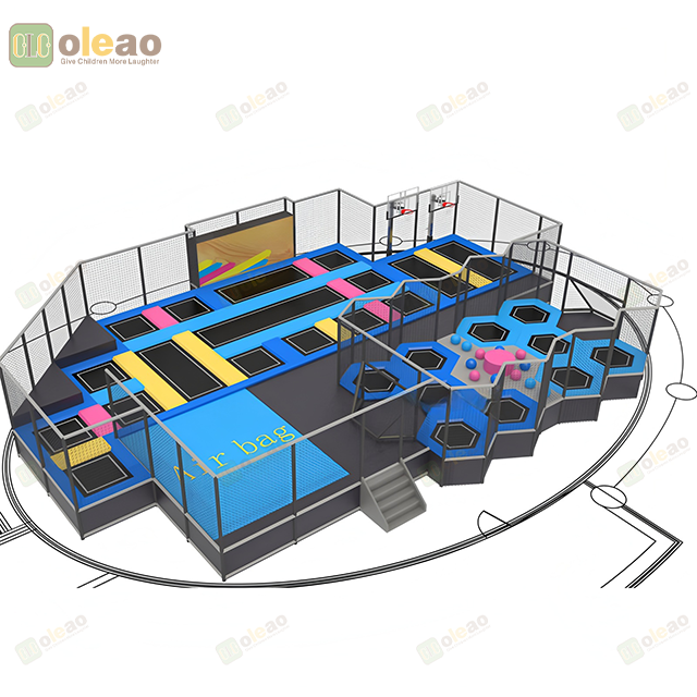 Soft Play and Trampoline Park Combo for Family Fun Indoor Playground