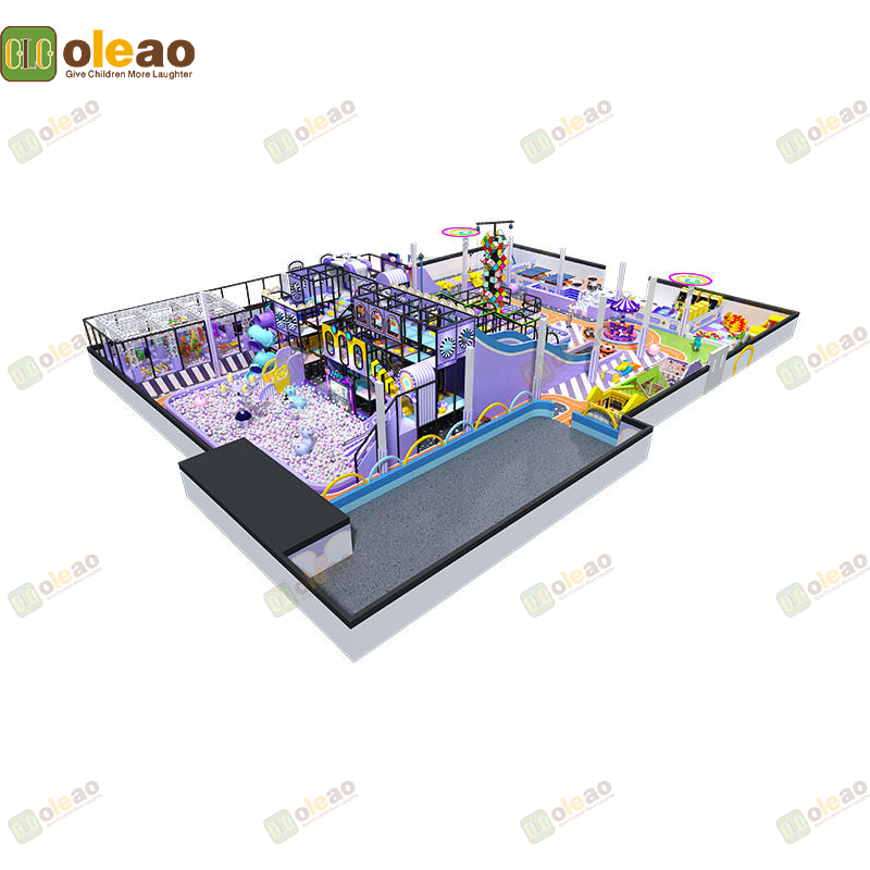 Indoor Playground Equipment Soft Play Toddler Climbing Kids Adventure Park (Foam Slide) 