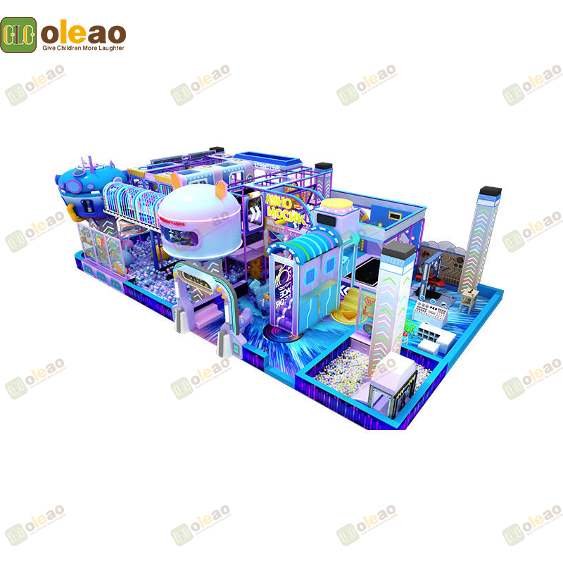 Indoor Playground Equipment Soft Play Toddler Climbing Kids Adventure Park (Ball Pit & Slide Combo) 