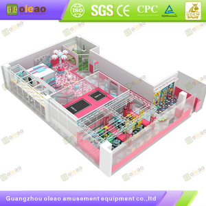 Indoor Playground Equipment Soft Play Toddler Climbing Kids Adventure Park (Climbing Ramp & Slide) 