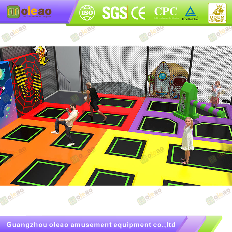 Trampoline Park – calorie-Burning Playground – Kids Adventure Park with Adventure Courses