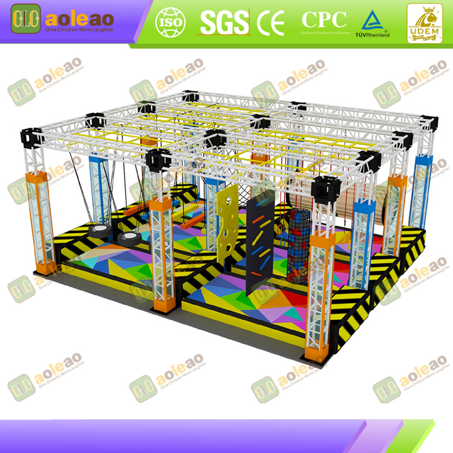 Ninja Course: Skill Training, Recreation and Strength Building in courses of a skill-training or recreational nature - Kids Adventure Park Model