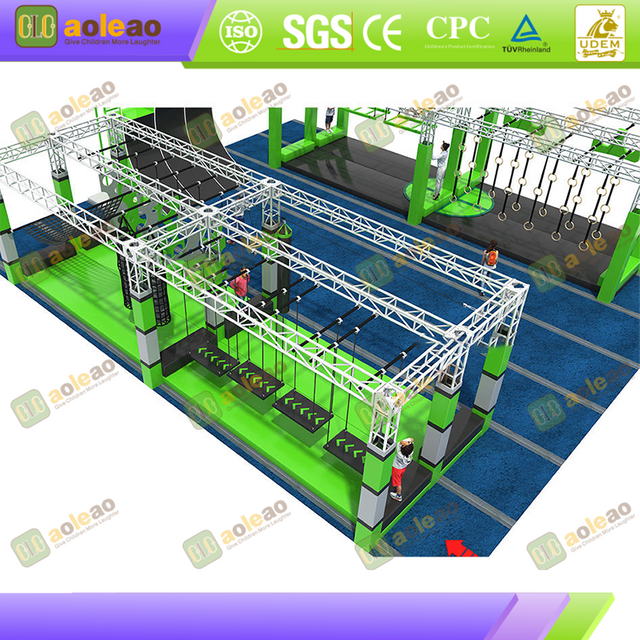 Ninja Course Integrated Skill and Entertainment Strength Training courses of a skill-training or recreational nature - Experience in Kids Adventure Park