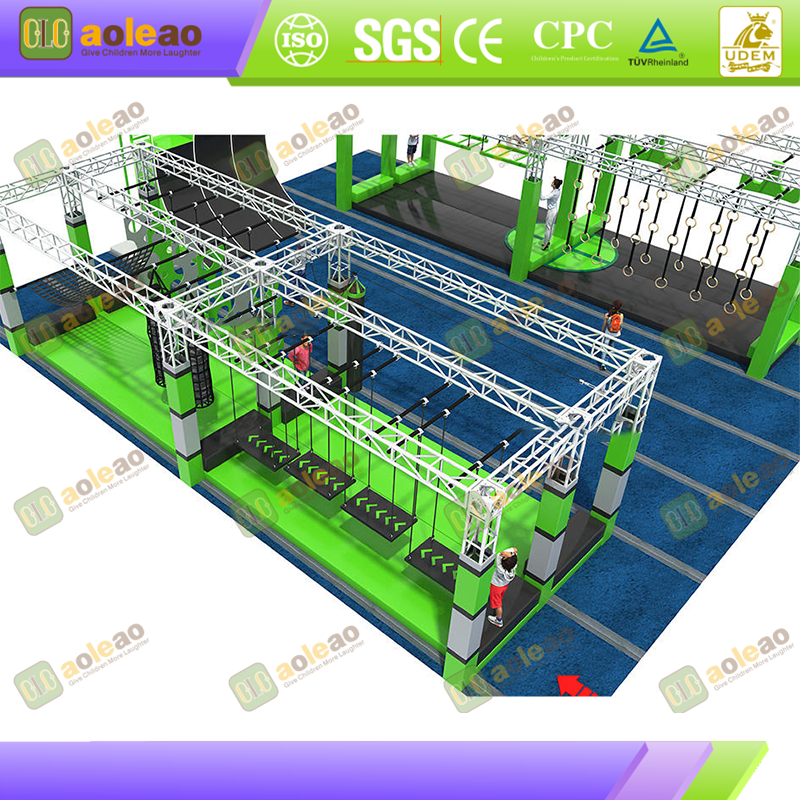 Ninja Course Integrated Skill and Entertainment Strength Training courses of a skill-training or recreational nature - Experience in Kids Adventure Park