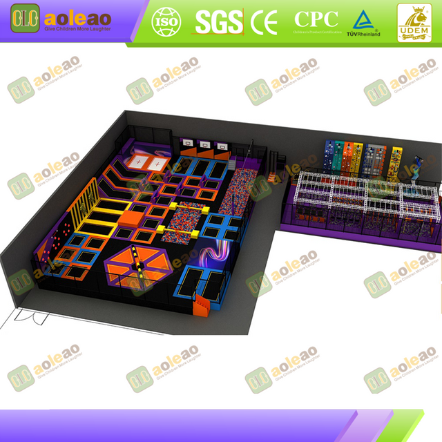 Trampoline Park – Skill-Enhancing Space – Kids Adventure Park with Obstacle Runs