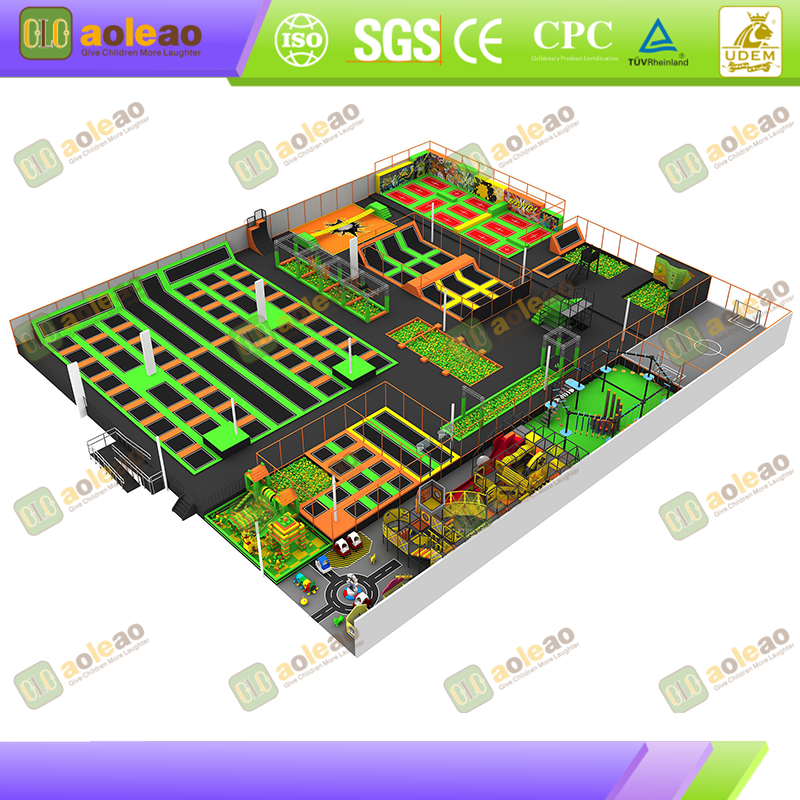 Trampoline Park – Fun-Filled Fitness Hub – Kids Adventure Park with Group Activity Zones