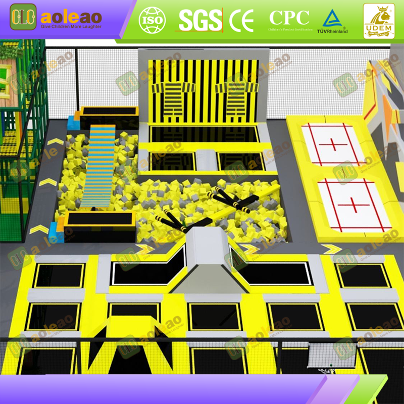 Trampoline Park – Power-Packed Play Area – Kids Adventure Park with Fitness Challenges