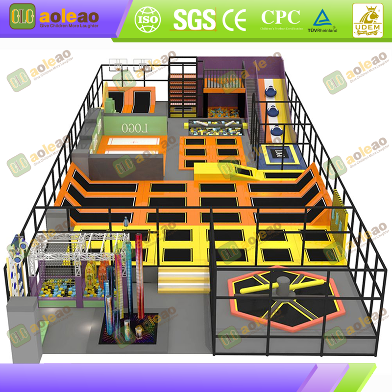  Trampoline Park – Agility-Enhancing Spot – Kids Adventure Park with Obstacle Courses