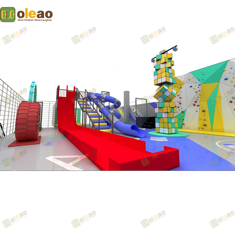 Indoor Playground Equipment Soft Play Toddler Climbing Kids Adventure Park (Soft Swing & Slide Combo)