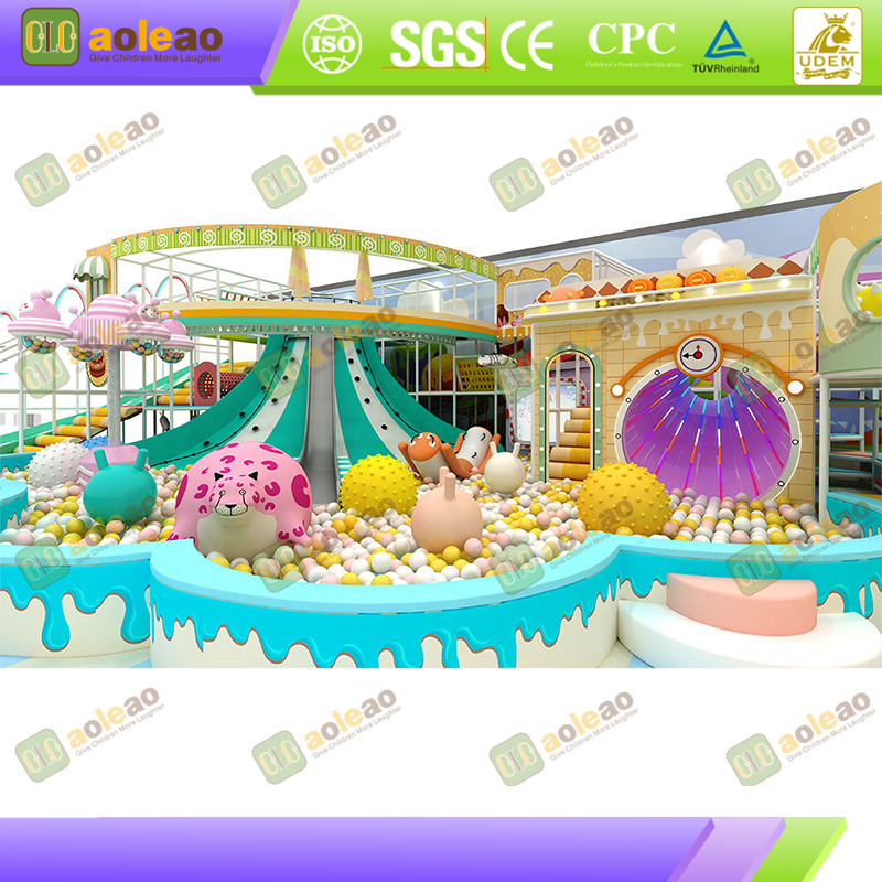 No-Corner Frame Playground Castle - Fully Wrapped Soft Padding & Smooth Interfaces - Nurseries/Children's Hospitals - Anti-Collision & Safer