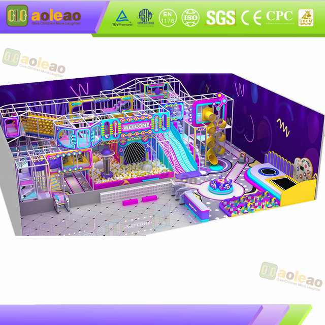 commercial family play venue full layout overview