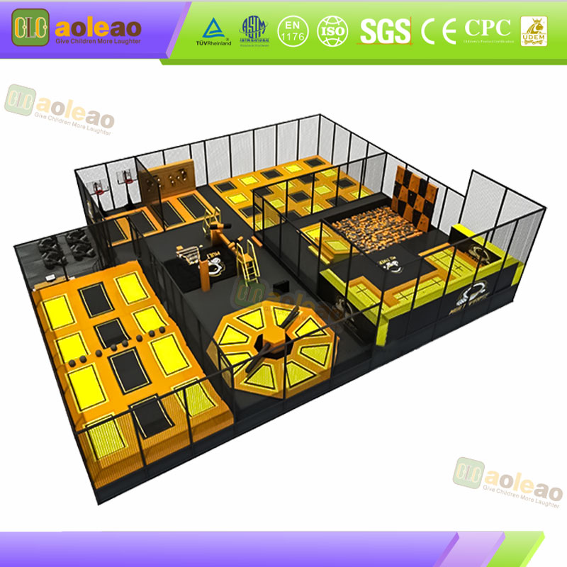 Foam Pit Trampoline Buffer Safe Protection Extreme Challenge Zone Safe Play Less Injury
