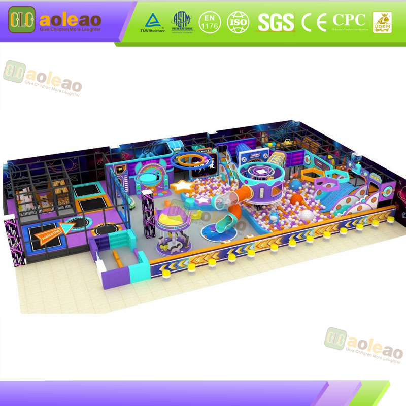 Indoor Thickened Naughty Castle Thickened Pipe & Leather Large Playground Stroner-Bearing
