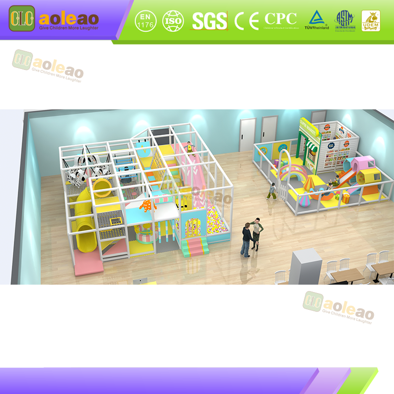 Small Naughty Castle, Compact Layout, Supermarket, Small Space Big Profit