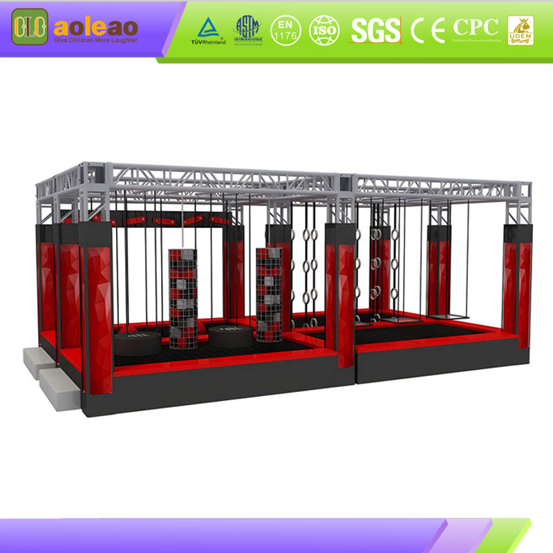 Indoor Ninja Rope Course-High-Density Weaving-Community Indoor Park-Durable & Tear Resistant | Aoleao