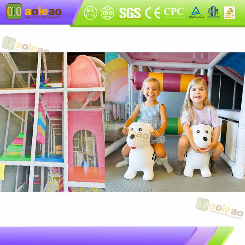  Small Soft Play Maze Slide Set, Kindergarten Room, Develop Creativity