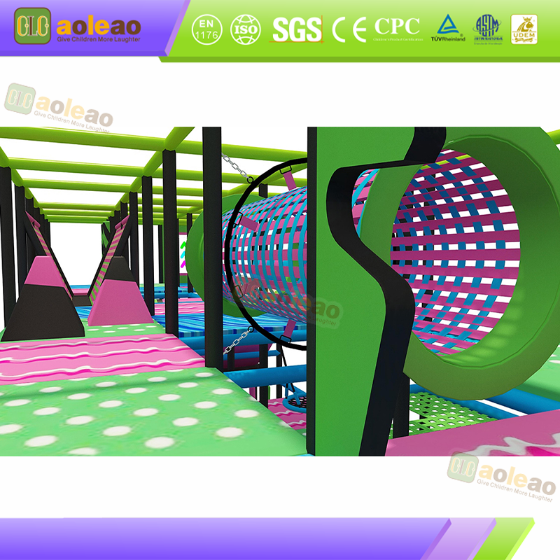 Small Playground Slide Maze Park, Indoor Playground, Durable & Easy Maintenance