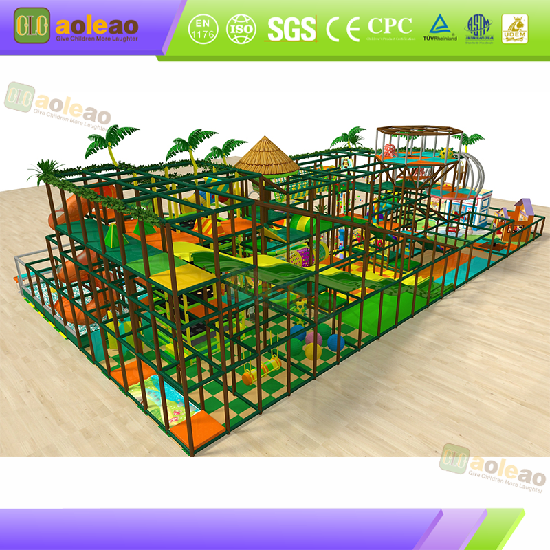 Small Soft Play Maze Slide Facility, Trampoline Park Add-on, Boost Revenue