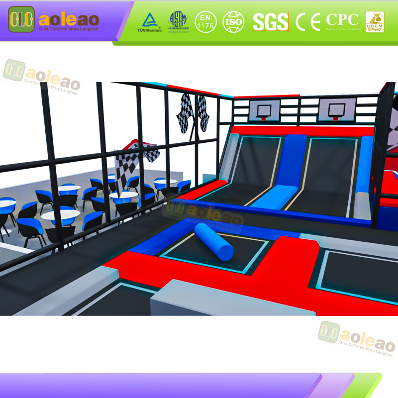 Trampoline Park- High Elastic & Safety Padding- Indoor Mall Playground- Commercial Customization | Aoleao