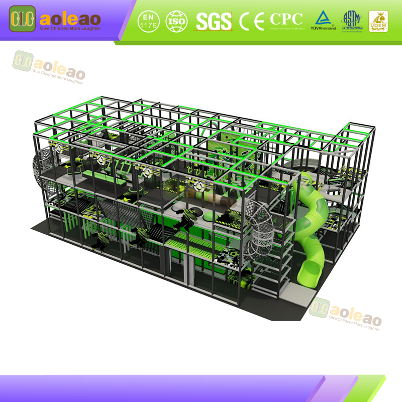 Indoor Playground Equipment Soft Play Toddler Climbing Kids Adventure Park (Foam Swing) 